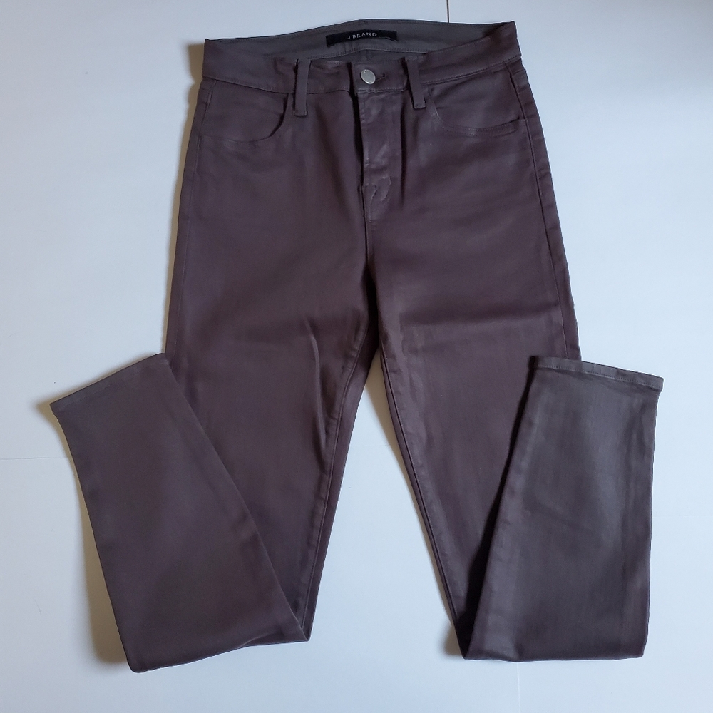 J Brand Coated Skinny Jeans